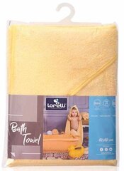 Vauvan pyyhe, 80 cm x 80 cm, keltaisen värinen hinta ja tiedot | Kylpyvälineet | hobbyhall.fi
