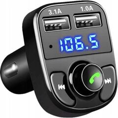 BLUETOOTH FM MP3 SD -lähetin 2x USB-laturi hinta ja tiedot | FM-lähettimet ja -sovittimet | hobbyhall.fi