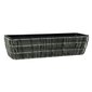 Kukkalaatikko WICKER 60x19xH15cm, harmaa hinta ja tiedot | Kukkaruukut | hobbyhall.fi