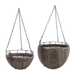 Amppeli WICKER 2kpl setti hinta ja tiedot | Kukkaruukut | hobbyhall.fi