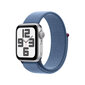 Apple Watch SE GPS 40mm Silver Aluminium Case with Winter Blue Sport Loop - MRE33ET/A hinta ja tiedot | Älykellot | hobbyhall.fi