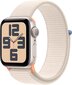 Apple Watch SE GPS 44mm Starlight Aluminium Case with Starlight Sport Loop - MRE63ET/A hinta ja tiedot | Älykellot | hobbyhall.fi