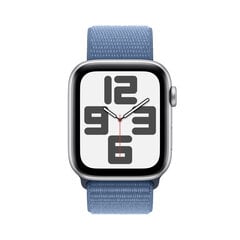 Apple Watch SE GPS 44mm Silver Aluminium Case with Winter Blue Sport Loop - MREF3ET/A hinta ja tiedot | Älykellot | hobbyhall.fi