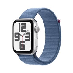 Apple Watch SE GPS 44mm Silver Aluminium Case with Winter Blue Sport Loop - MREF3ET/A hinta ja tiedot | Älykellot | hobbyhall.fi