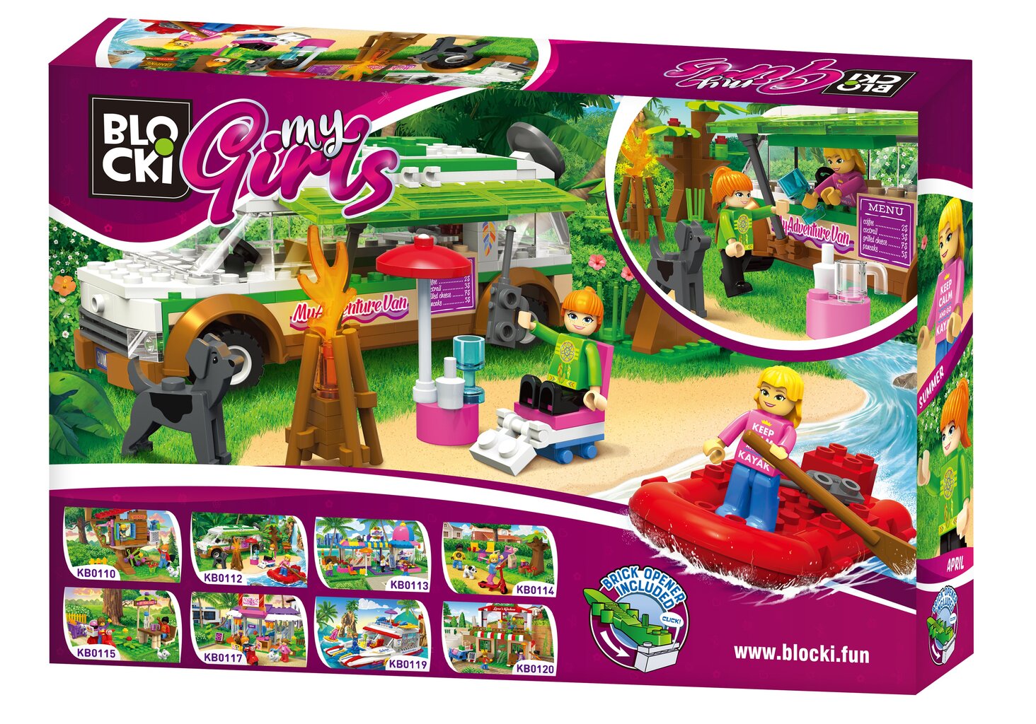 Rakennussetti Blocki MyGirls Vacation asuntoauto, KB0112, 264 osaa hinta ja tiedot | LEGOT ja rakennuslelut | hobbyhall.fi