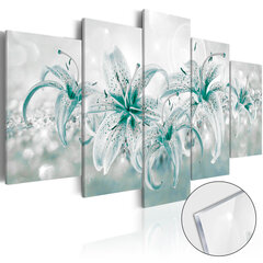 Akryylilasitaulu - Sapphire Lilies [Glass] hinta ja tiedot | Taulut | hobbyhall.fi