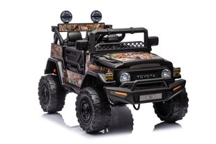 Toyota FJ Black forest 4x4 sähköinen katumaasturi, ruskea naamiointi hinta ja tiedot | Lasten sähköautot | hobbyhall.fi