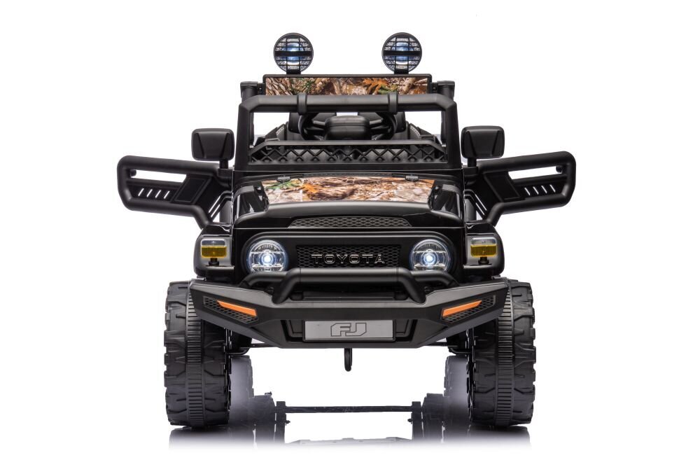 Toyota FJ Black forest 4x4 sähköinen katumaasturi, ruskea naamiointi hinta ja tiedot | Lasten sähköautot | hobbyhall.fi