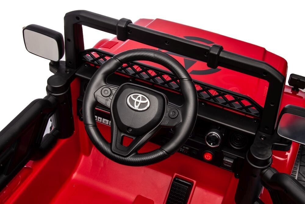 Toyota FJ 4x4 sähköinen katumaasturi, punainen hinta ja tiedot | Lasten sähköautot | hobbyhall.fi