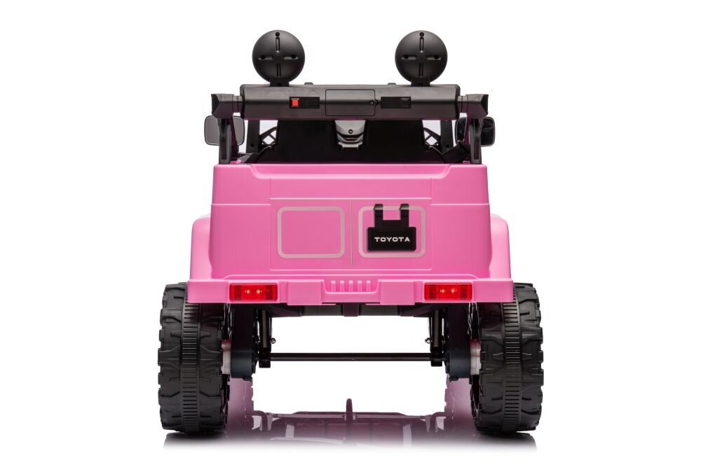 Toyota FJ Pink 4x4 4x4 sähköinen maasturi, vaaleanpunainen hinta ja tiedot | Lasten sähköautot | hobbyhall.fi