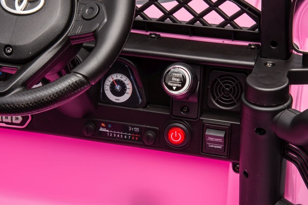Toyota FJ Pink 4x4 4x4 sähköinen maasturi, vaaleanpunainen hinta ja tiedot | Lasten sähköautot | hobbyhall.fi