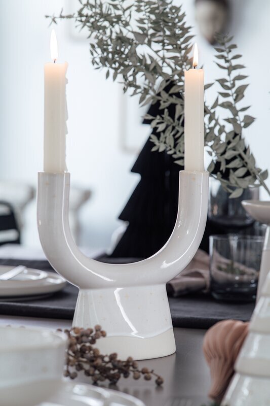 Villeroy & Boch kynttilänjalka Winter Glow, 20,5 cm hinta ja tiedot | Kynttilät ja kynttilänjalat | hobbyhall.fi