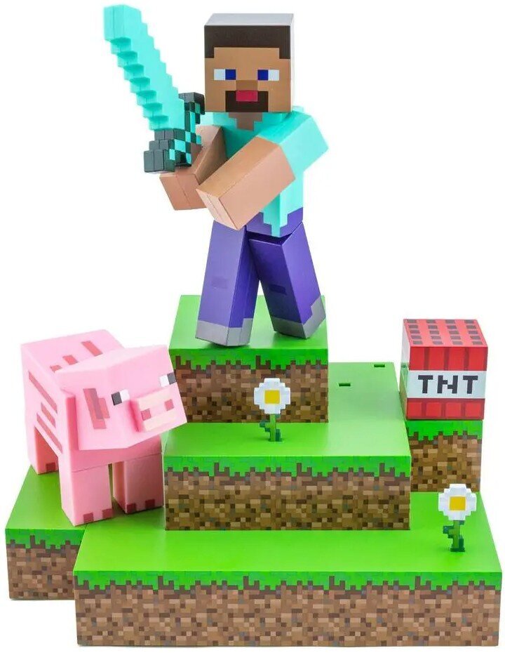 Minecraft Figural Diorama Light hinta ja tiedot | Pelien oheistuotteet | hobbyhall.fi