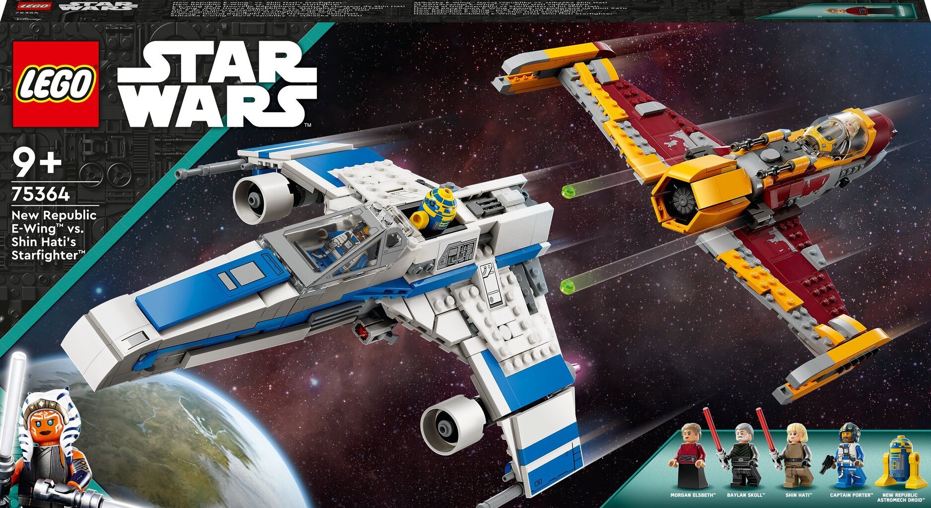 75364 LEGO® Star Wars Uuden Tasavallan E-wing™ vs. Shin Hatin tähtihävittäjä hinta ja tiedot | LEGOT ja rakennuslelut | hobbyhall.fi