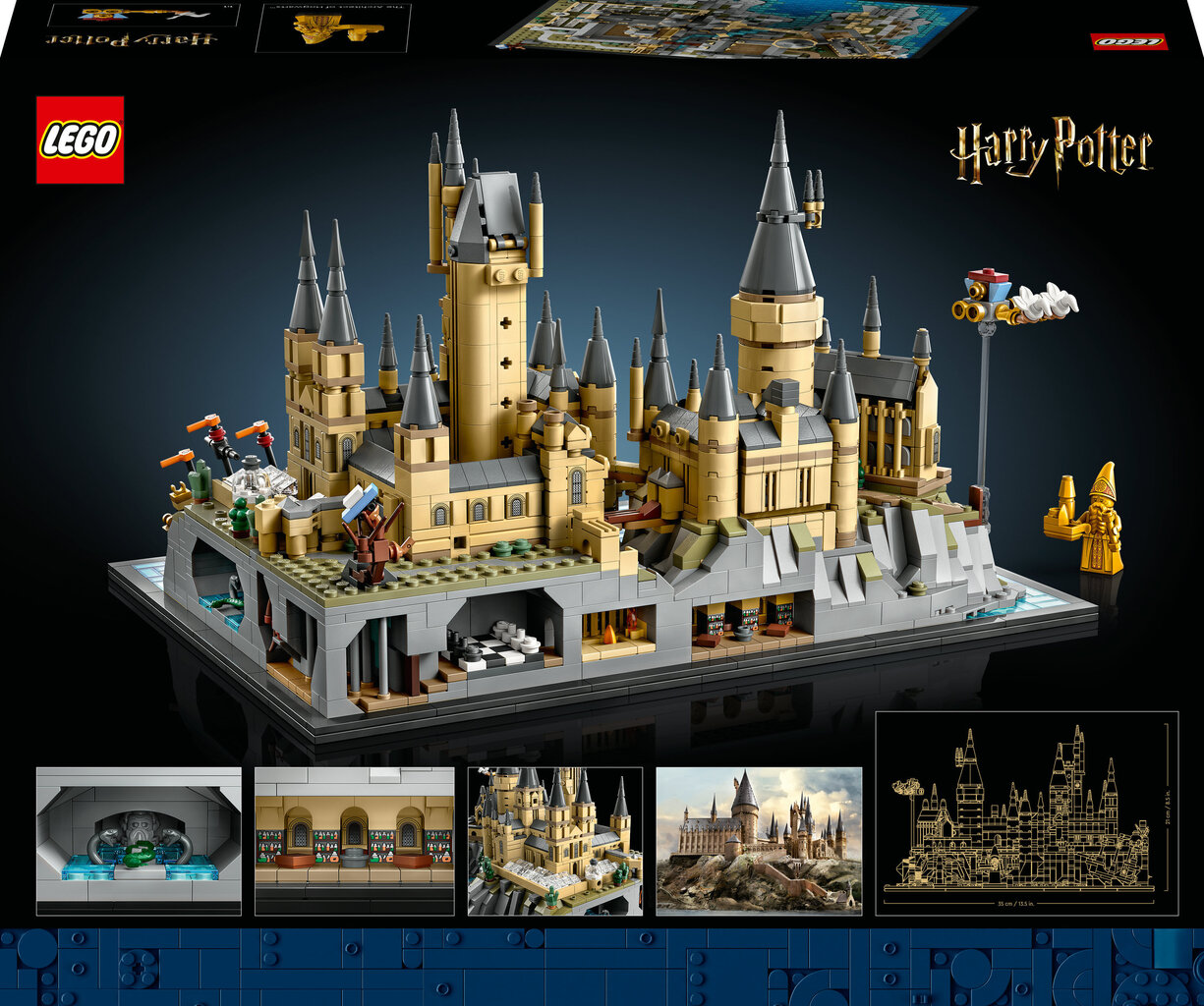 76419 LEGO® Harry Potter Tylypahkan linna ja maat hinta ja tiedot | LEGOT ja rakennuslelut | hobbyhall.fi