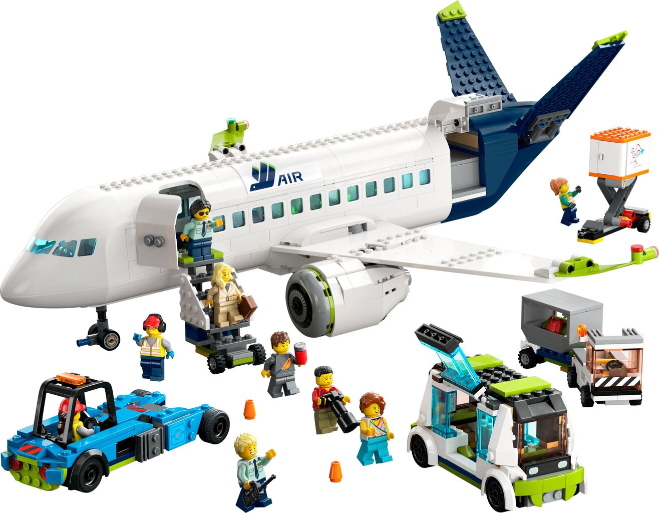 60367 LEGO® City Matkustajalentokone hinta ja tiedot | LEGOT ja rakennuslelut | hobbyhall.fi