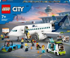 60367 LEGO® City Matkustajalentokone hinta ja tiedot | LEGO® Lelut yli 3-vuotiaille lapsille | hobbyhall.fi