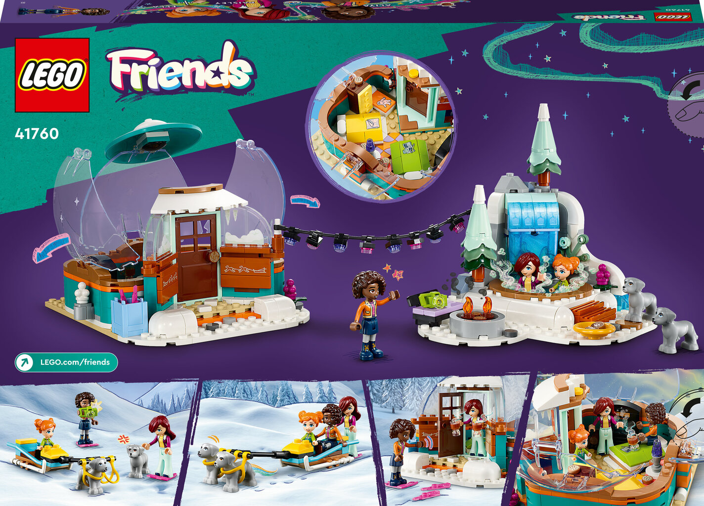 41760 LEGO® Friends Igluseikkailu hinta ja tiedot | LEGOT ja rakennuslelut | hobbyhall.fi