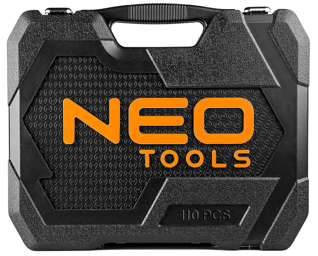 Työkalusarja Neo 10-066, 110 kpl. hinta ja tiedot | Työkalupakit ja muu työkalujen säilytys | hobbyhall.fi