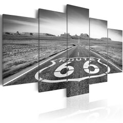 Kuva - Route 66 - black and white hinta ja tiedot | Taulut | hobbyhall.fi