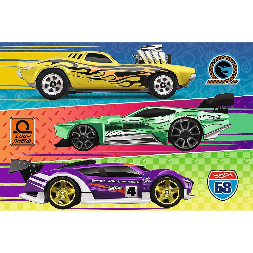 TREFL HOT WHEELS Palapeli, 60 palaa hinta ja tiedot | Palapelit | hobbyhall.fi