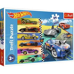 TREFL HOT WHEELS palapeli, 24 palaa hinta ja tiedot | Palapelit | hobbyhall.fi