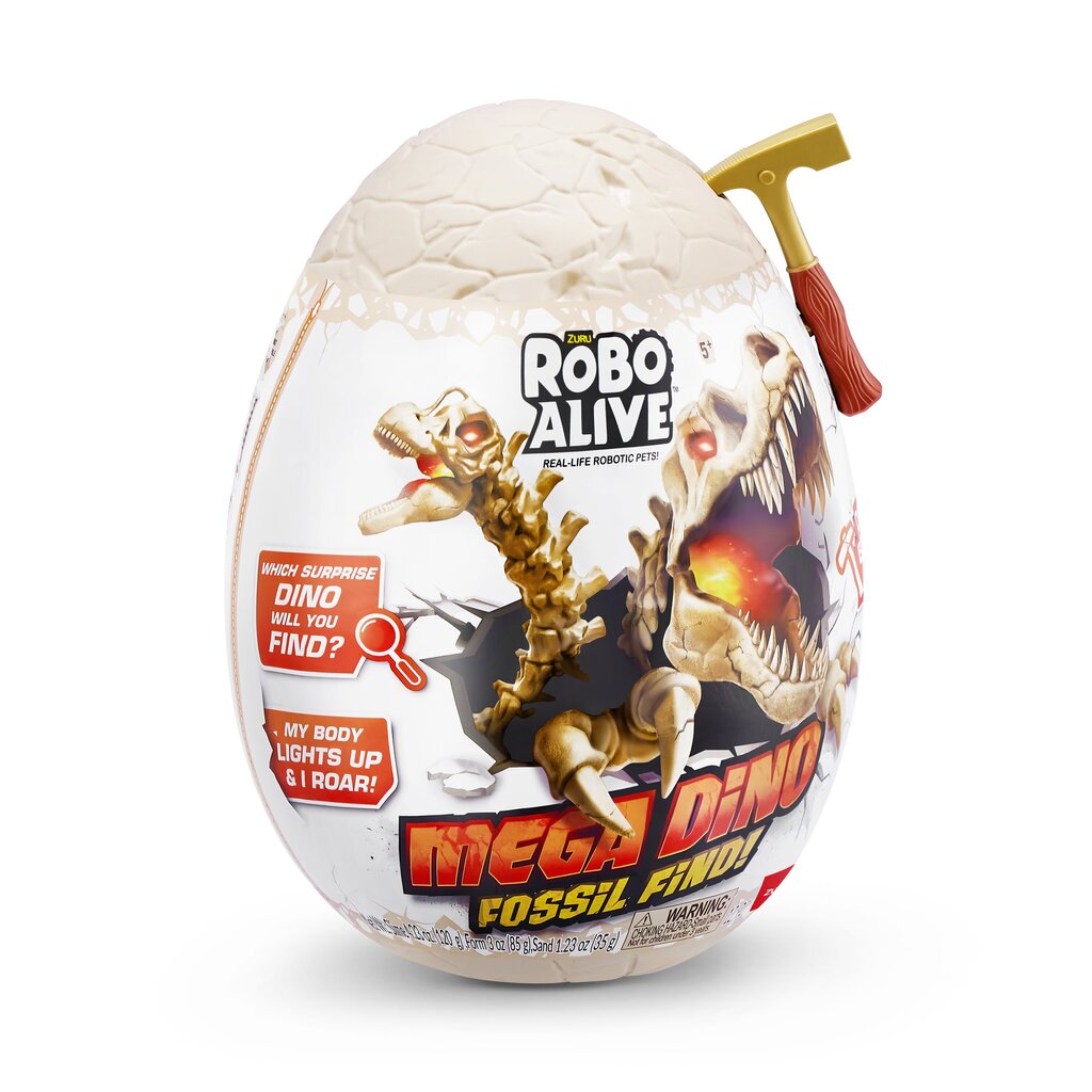 Valikoima ZURU ROBOALIVE Dinosaur Fossil Egg hinta ja tiedot | Poikien lelut | hobbyhall.fi