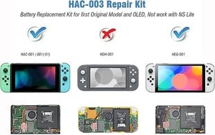 ElecGear akku Nintendo Switchiin HAC-001 hinta ja tiedot | Pelikonsolit | hobbyhall.fi