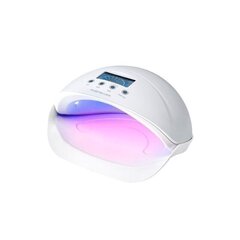 PROFESSIONAL 50 W DUAL LED HYBRID KYNSILAMPPU KOSKETUSOHJAUKSELLA JA LCD-NÄYTÖLLÄ hinta ja tiedot | Manikyyri ja pedikyyri | hobbyhall.fi