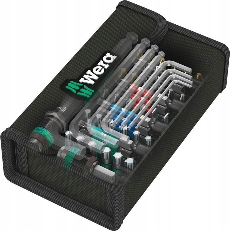 Wera Kraftform Kompakt 100 bitti ja L-Key setti 52kpl hinta ja tiedot | Käsityökalut | hobbyhall.fi