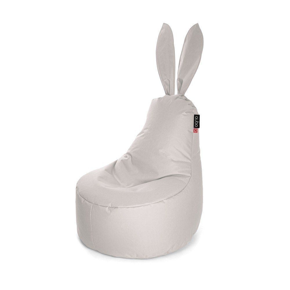 Säkkituoli Qubo™ Mommy Rabbit, kuvakudos, hopean värinen hinta ja tiedot | Säkkituolit, rahit ja penkit | hobbyhall.fi