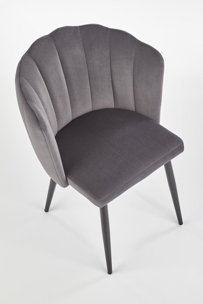 2 tuolin setti Halmar K386, harmaa hinta ja tiedot | Ruokapöydän tuolit | hobbyhall.fi