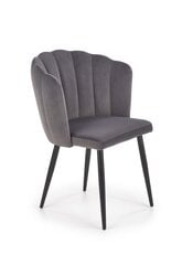 2 tuolin setti Halmar K386, harmaa hinta ja tiedot | Ruokapöydän tuolit | hobbyhall.fi