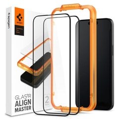 Spigen ALM Glass FC iPhone 15 Pro, 2 kpl hinta ja tiedot | Näytönsuojakalvot ja -lasit | hobbyhall.fi