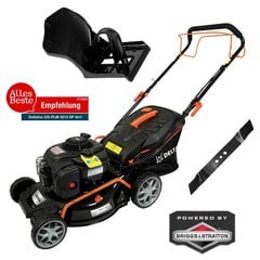 Bensiinikäyttöinen itsevetävä ruohonleikkuri 1,8 kW Deltafox DG-PLM 4213 SP 4in1 hinta ja tiedot | Ruohonleikkurit | hobbyhall.fi