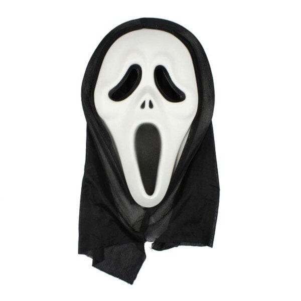 Halloween-naamio Scream 46x18cm hinta ja tiedot | Naamiaisasut | hobbyhall.fi