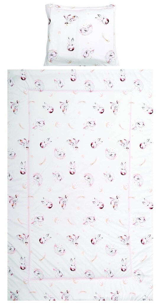 Vuodevaatteet Lorelli Bunny, 100x150 cm, 3-osainen hinta ja tiedot | Vuodevaatteet lapsille | hobbyhall.fi