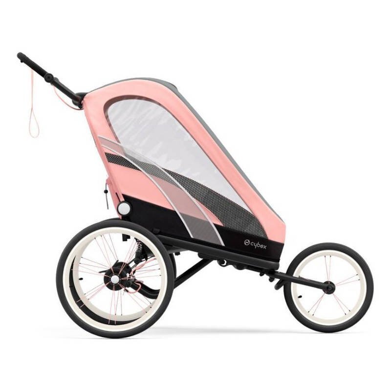 Cybexin Zeno, Silver Pink, lenkkivaunujen koppa hinta ja tiedot | Vaunut ja rattaat | hobbyhall.fi