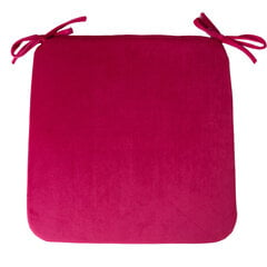 Istuintyyny VELVET 39x39x2,5cm, tummanpinkki hinta ja tiedot | Istuintyynyt, pehmusteet ja päälliset | hobbyhall.fi