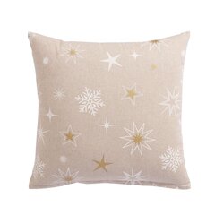 Tyyny WINTER GARDEN 45x45cm, lumihiutaleet hinta ja tiedot | Home4You Kodintekstiilit | hobbyhall.fi