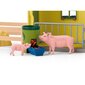 Suuri navetta eläimillä ja tarvikkeilla Schleich Farm World hinta ja tiedot | Poikien lelut | hobbyhall.fi