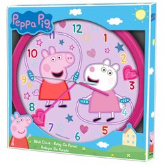 Peppa Pig seinäkello hinta ja tiedot | Kellot | hobbyhall.fi