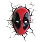 Marvel 3D LED-valo Deadpool hinta ja tiedot | Lastenhuoneen valaisimet | hobbyhall.fi