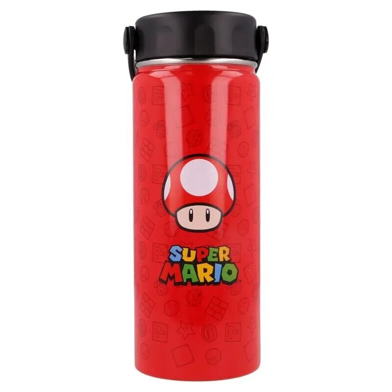 Nintendo Super Mario Bros ruostumattomasta teräksestä valmistettu pullo 530ml hinta ja tiedot | Juomapullot | hobbyhall.fi