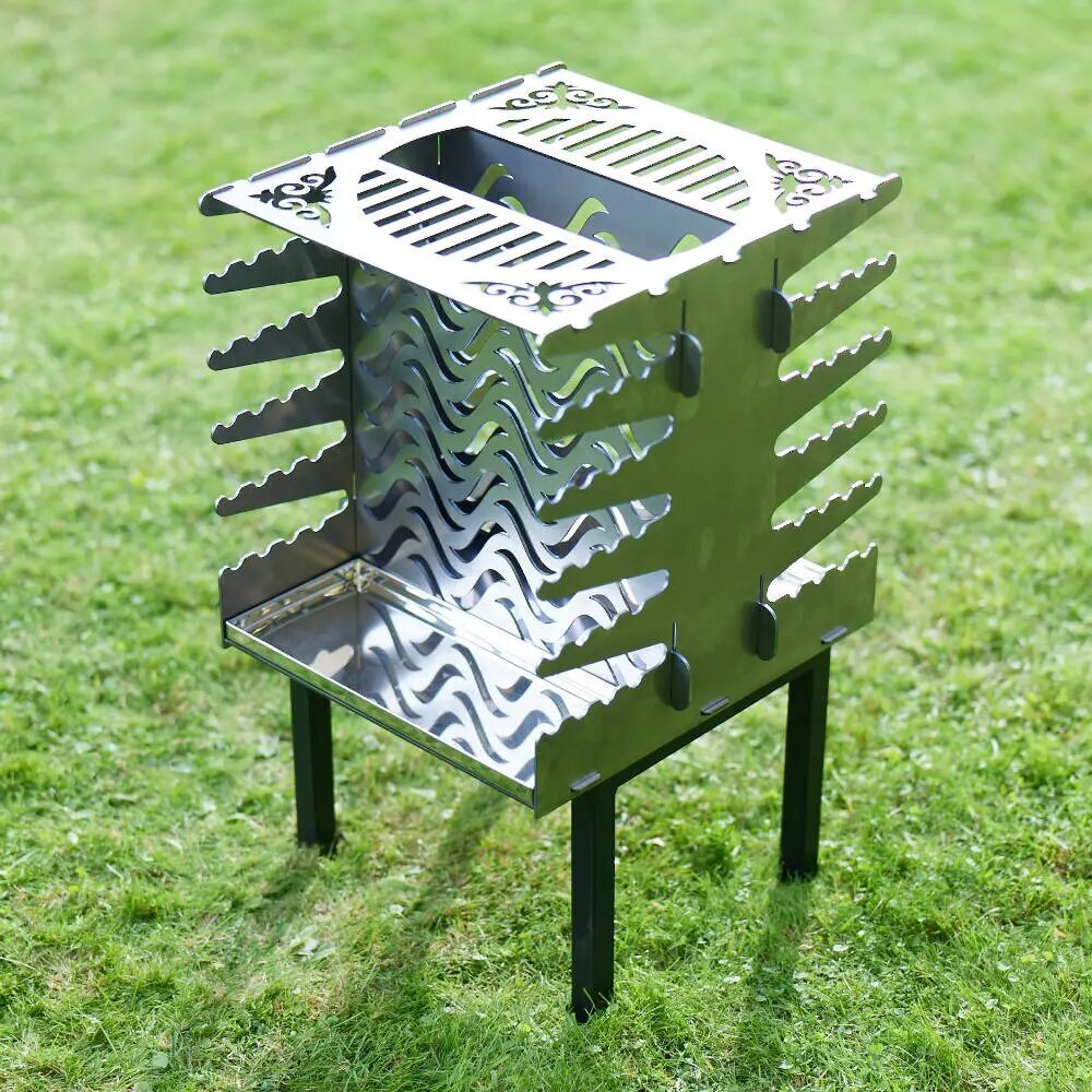 ECO Grill Pystysuora BBQ/Grilli, irrotettava. hinta ja tiedot | Grillit | hobbyhall.fi