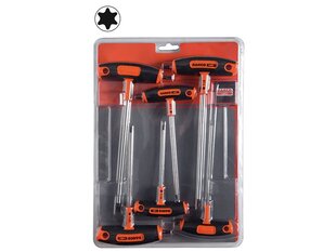 T-kahvallinen Torx-ruuvimeisselisarja 6 kpl hinta ja tiedot | Käsityökalut | hobbyhall.fi