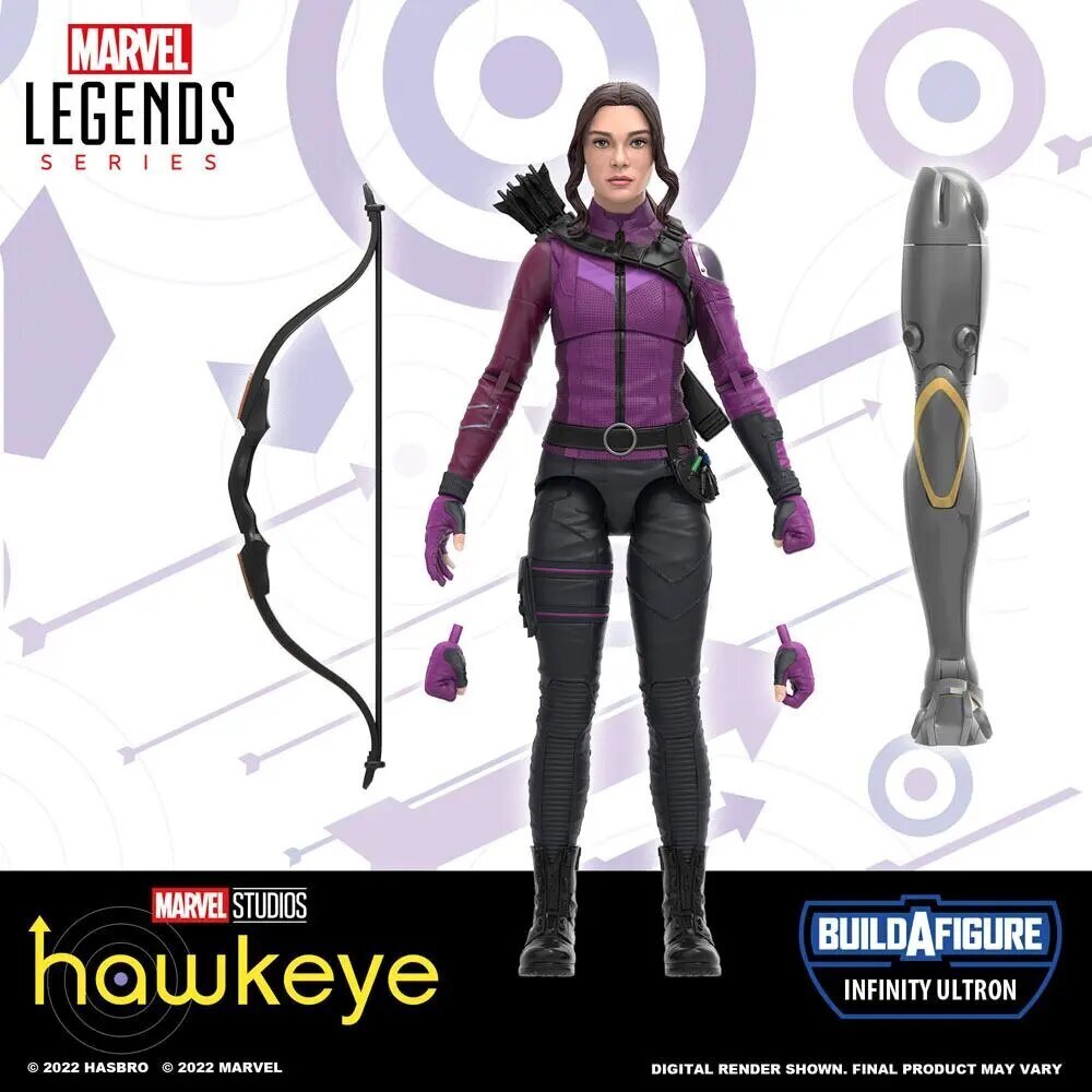 Hawkeye Marvel Legends 2022 m. Infinity Ultron BAF: Kate Bishop hinta ja tiedot | Pelien oheistuotteet | hobbyhall.fi