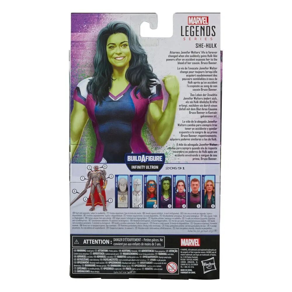 She-Hulk Marvel Legends -sarjan toimintahahmo Infinity Ultron BAF: Hän-Hulk 15 cm hinta ja tiedot | Pelien oheistuotteet | hobbyhall.fi