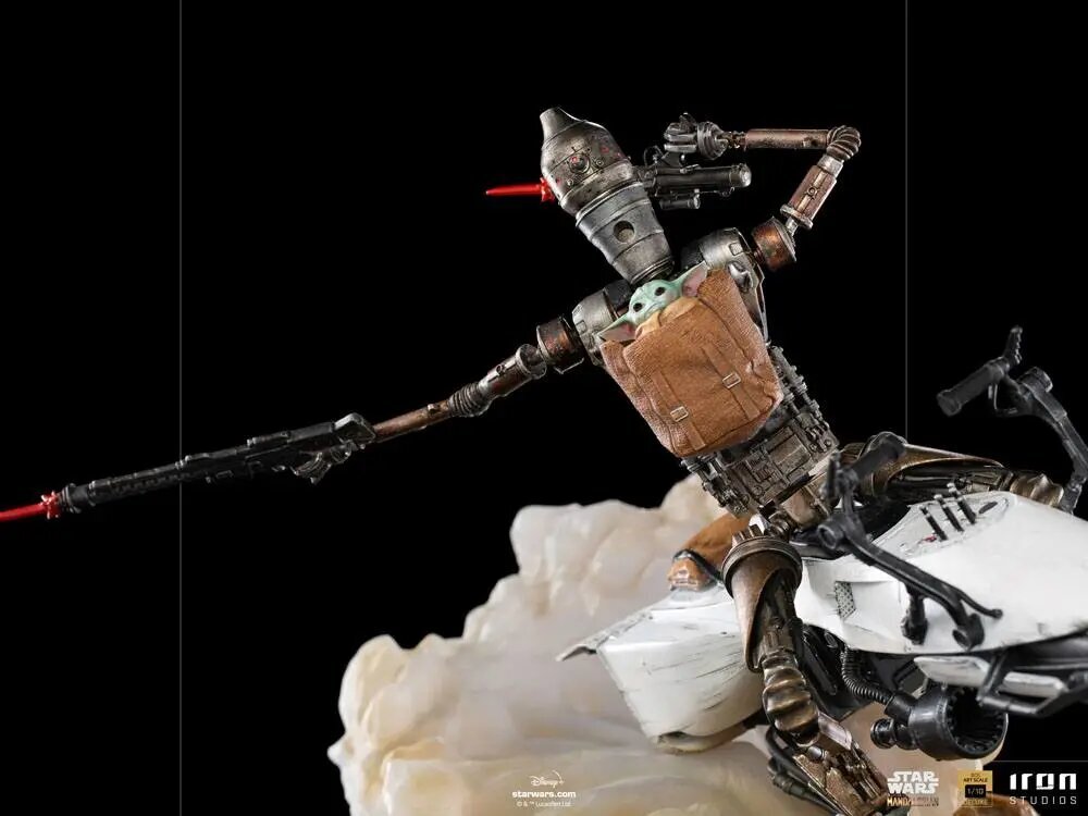 Star Wars Mandalorian Deluxe Art Scale 1/10 IG-11 20 cm hinta ja tiedot | Pelien oheistuotteet | hobbyhall.fi