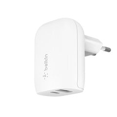 Belkin Kaksiseinälataus USB-A 37W-25W hinta ja tiedot | Puhelimen laturit | hobbyhall.fi